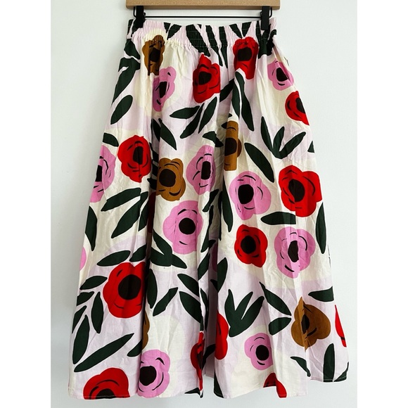 NWOT Uniqlo x Marimekko 2024 Summer Linen Cotton Skirt - Picture 4 of 8